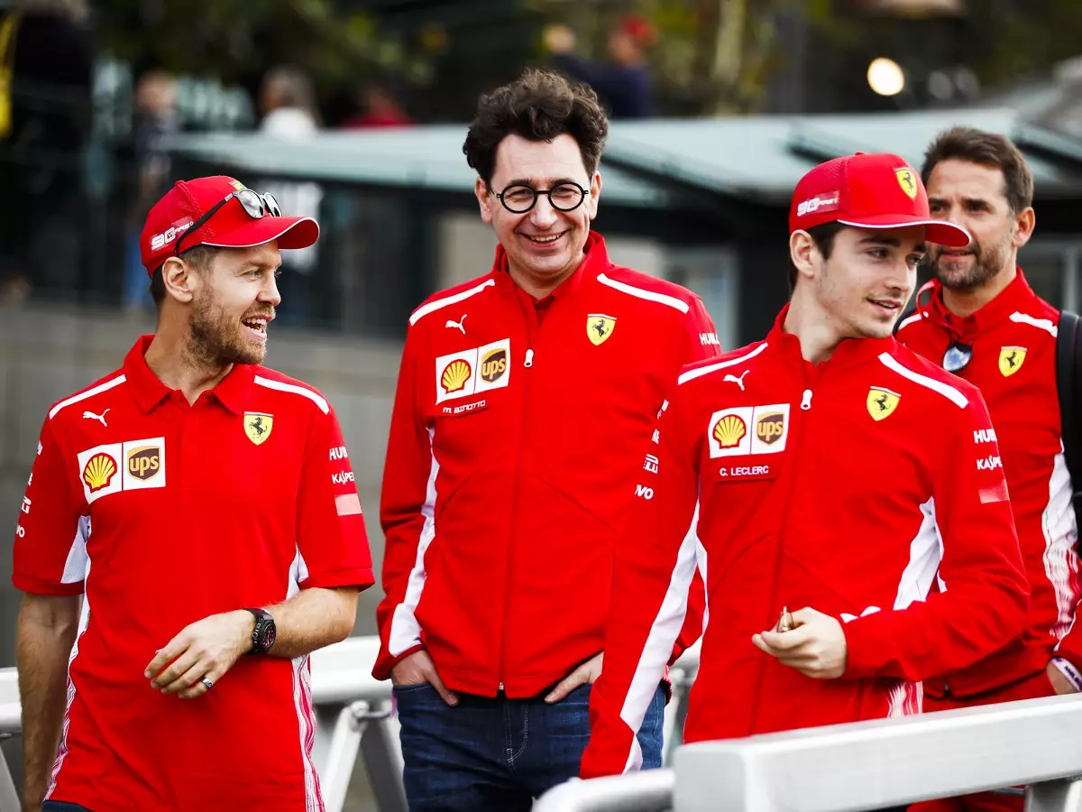 Foto zur News: Mattia Binotto: Sebastian Vettel ist "sehr wichtig für mich"