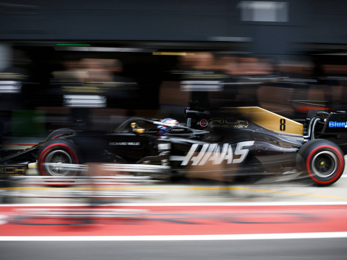 Foto zur News: Haas-Experiment: Grosjean mit altem Aero-Paket schneller als Magnussen