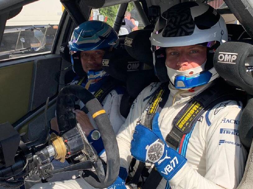 Foto zur News: Valtteri Bottas: Im Rallyeauto so schnell wie ein WRC-Sieger