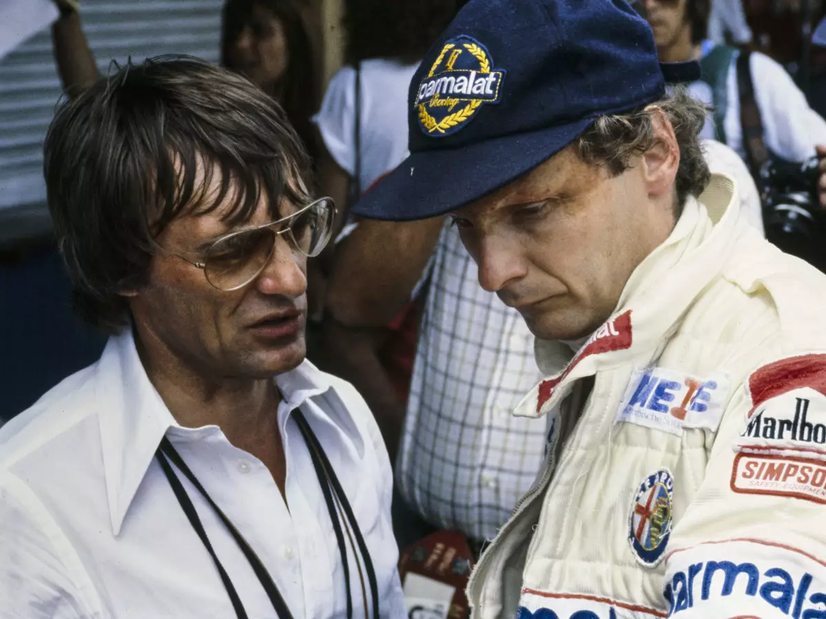 Bernie Ecclestone, Niki Lauda Foto zur News: Ecclestone: Lauda ist bei Brabham 1979 nicht einfach abgehauen