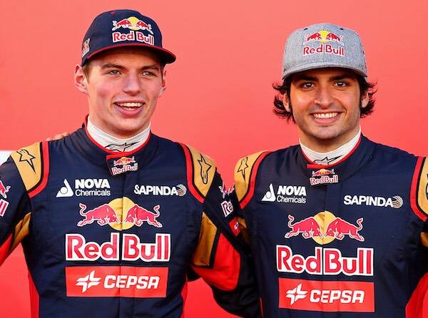 Foto zur News: Carlos Sainz: Gegen Verstappen bei Toro Rosso "nicht nur überlebt"