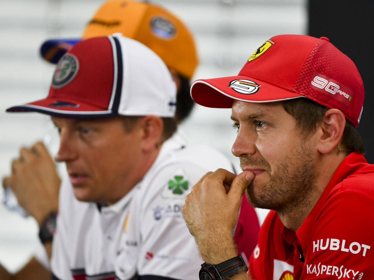 Foto zur News: Sebastian Vettel: "Bin nicht so hübsch wie Kimi"