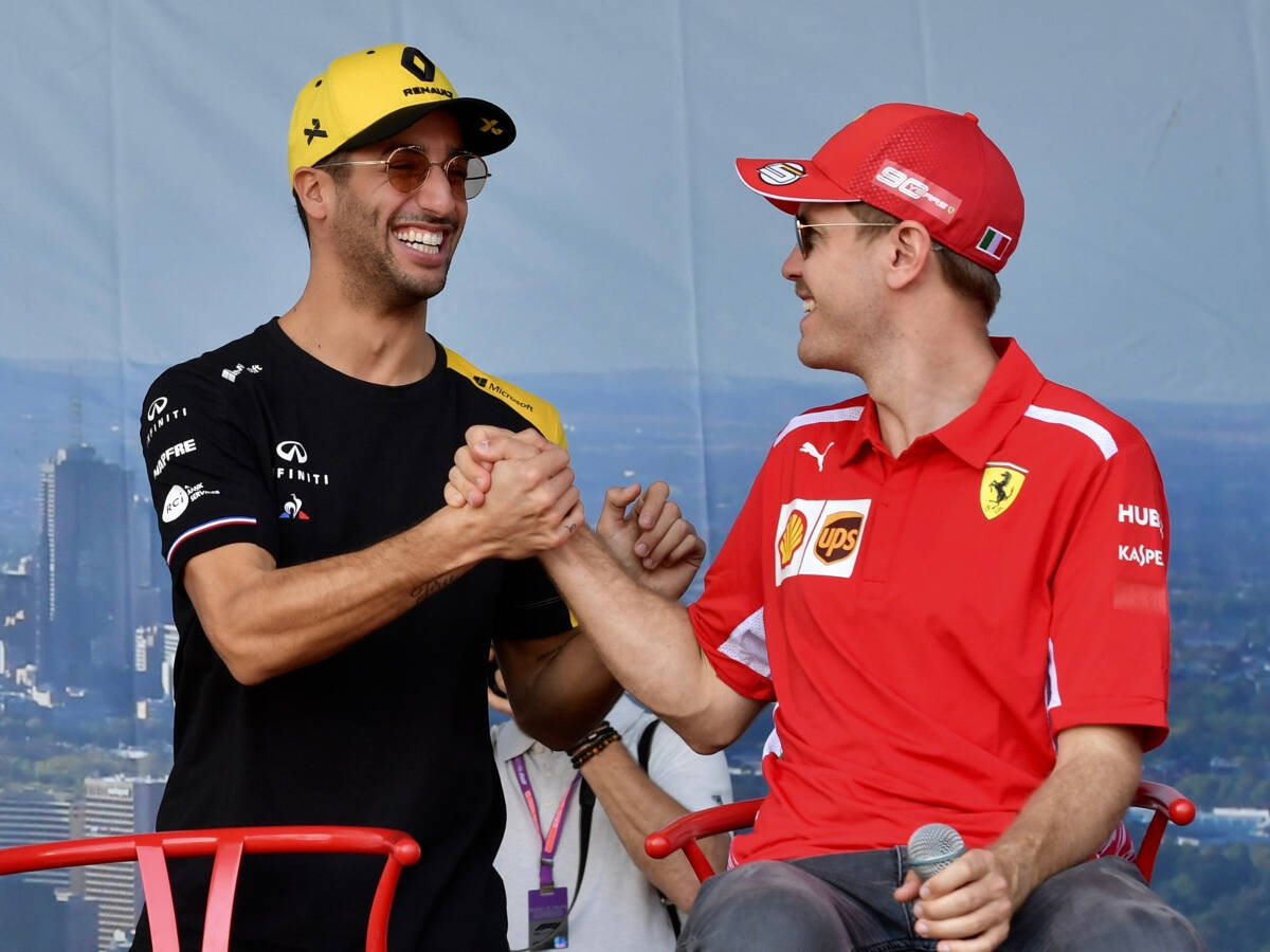 Foto zur News: Daniel Ricciardo: Wird Singapur für Vettel zum Wendepunkt?
