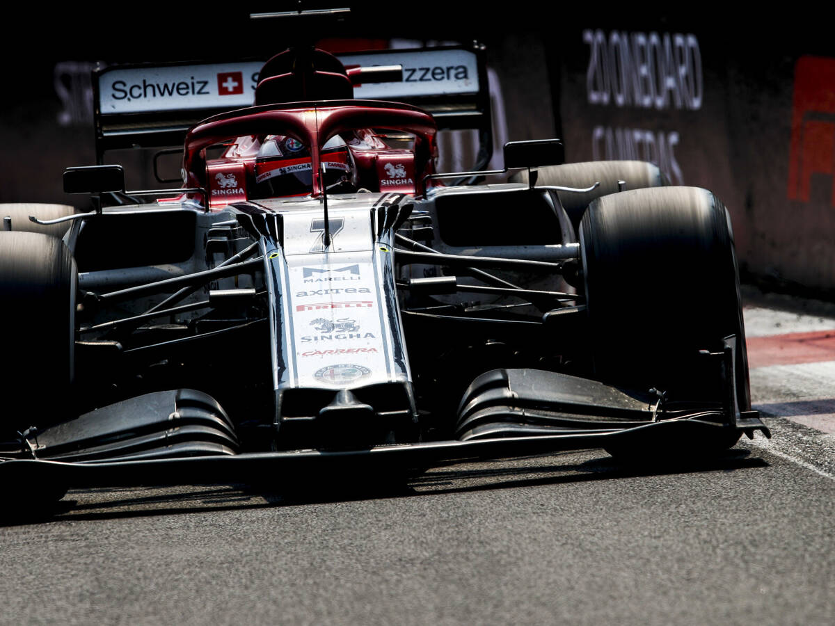 Foto zur News: Kimi Räikkönen: Alfa Romeo nur mit brandneuen Reifen schnell