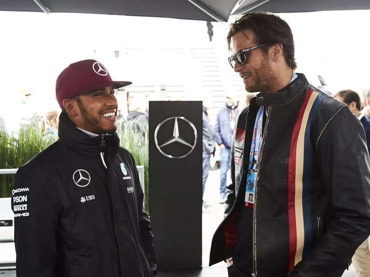 Foto zur News: Football-Superstar Tom Brady: Lewis Hamilton sieht die Dinge etwas anders