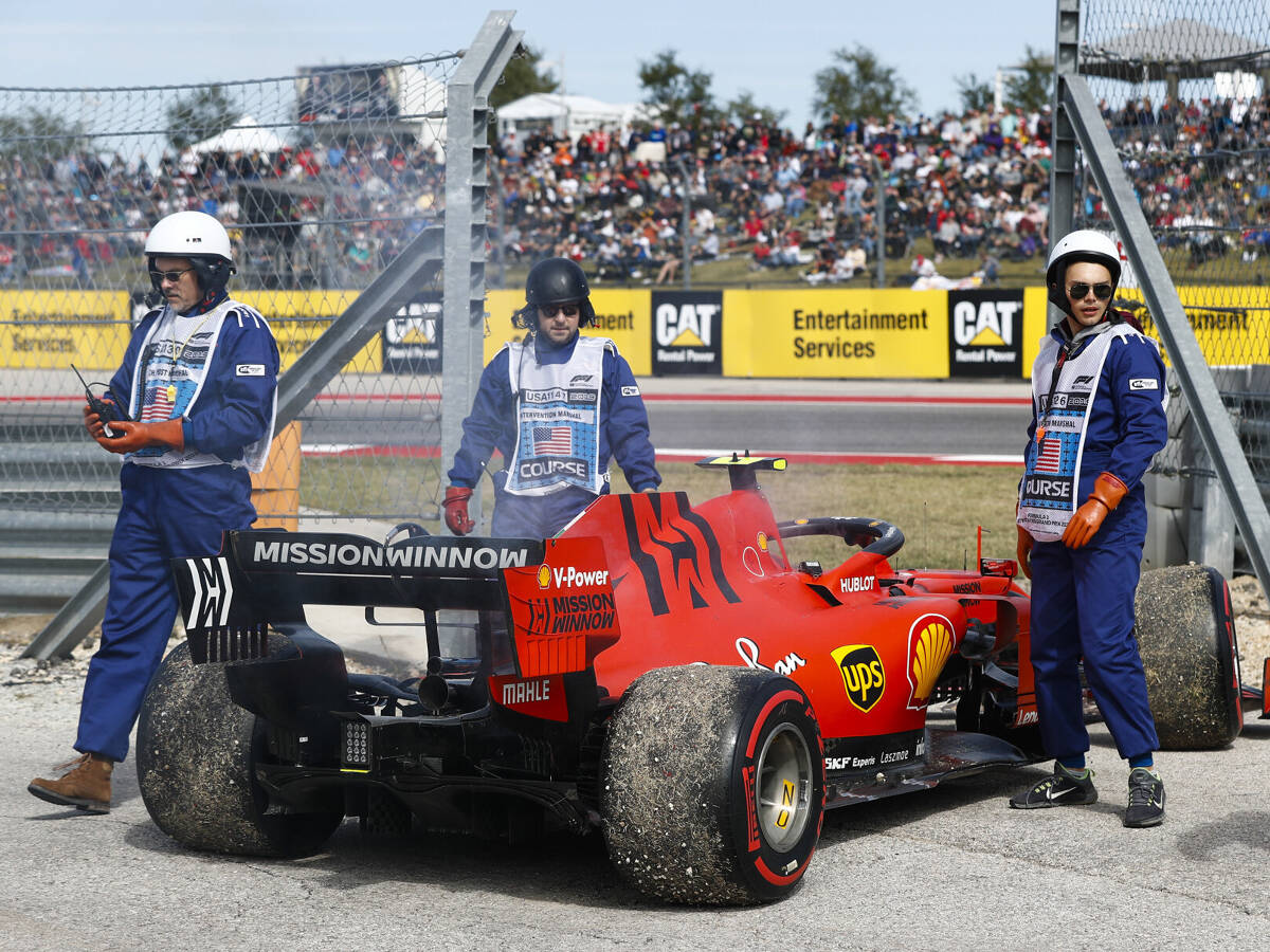 Foto zur News: Formel 1 USA 2019: Motorschaden stoppt Charles Leclerc!