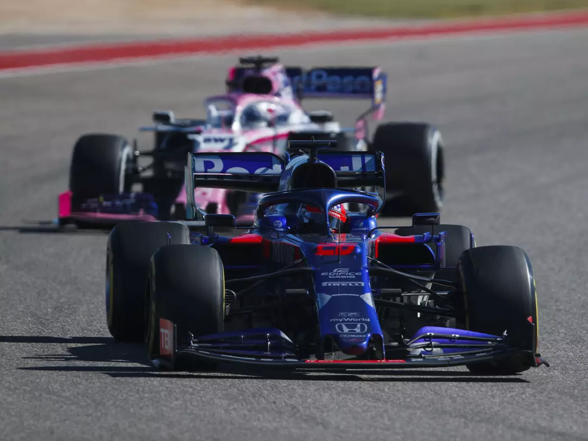 Daniil Kwjat, Sergio Perez Foto zur News: Racing Point: Kwjat in Austin zurecht bestraft