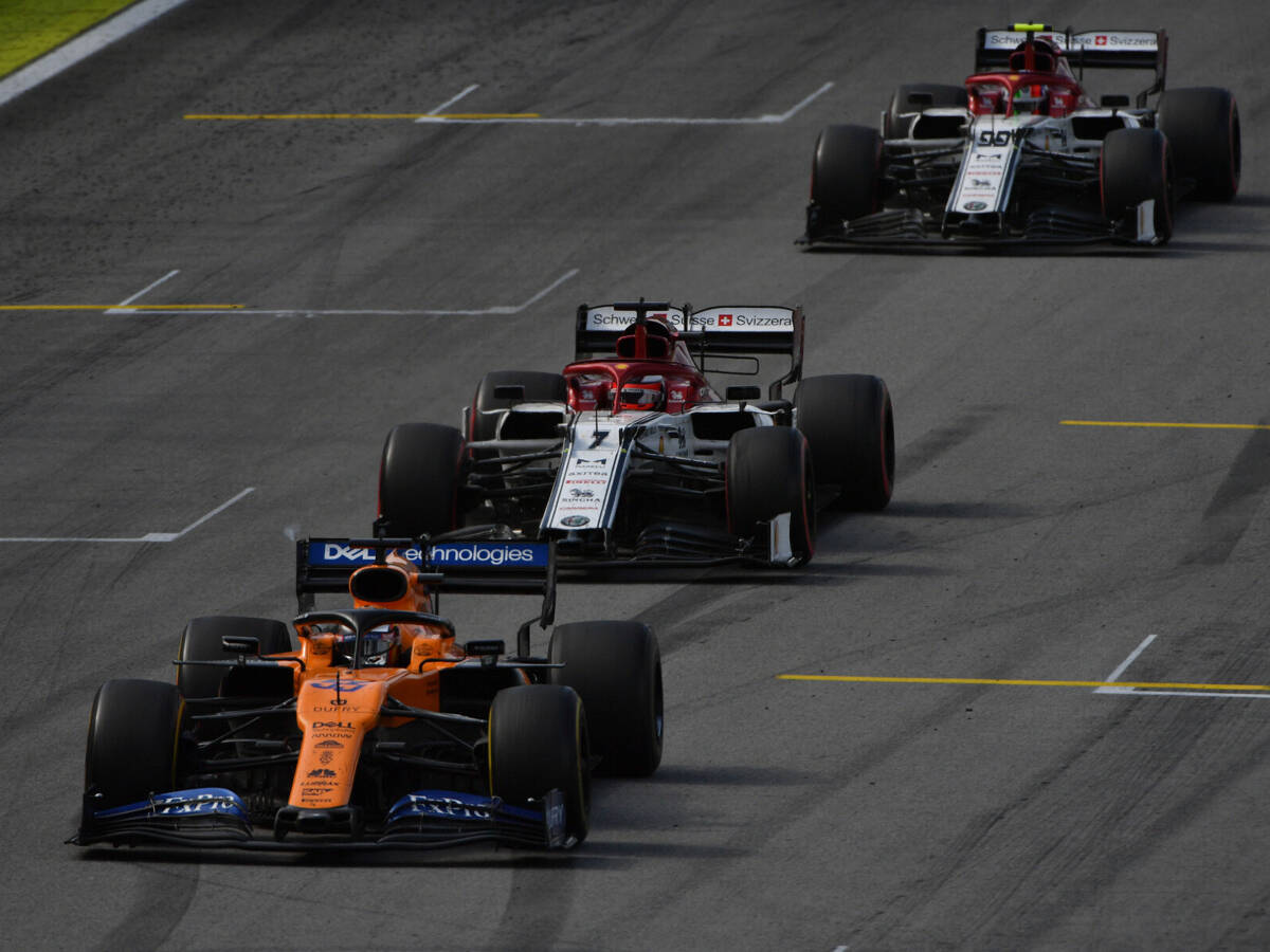 Foto zur News: So knapp war Räikkönen am Podium dran: Historisches Ergebnis für Alfa!