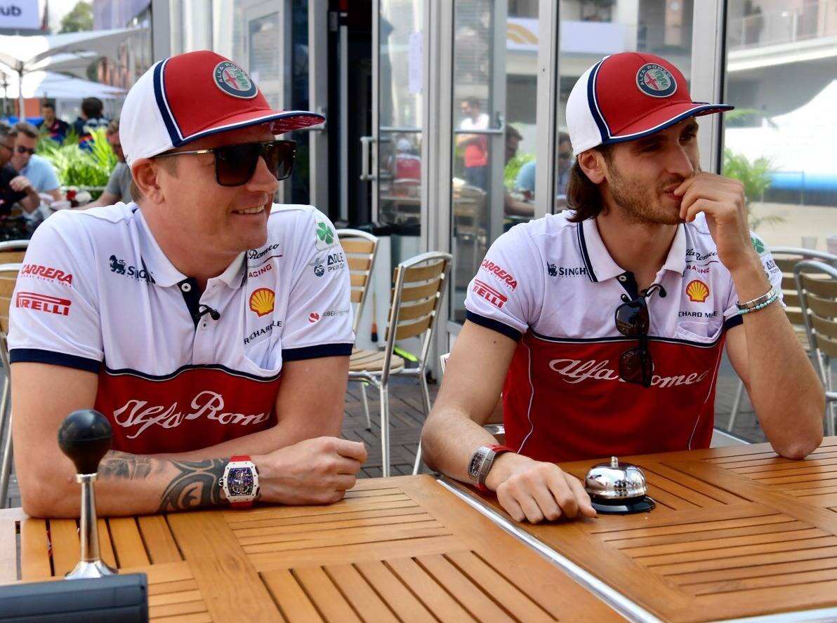 Foto zur News: Kimi Räikkönen: "Habe gewusst, dass Giovinazzi den Speed hat"