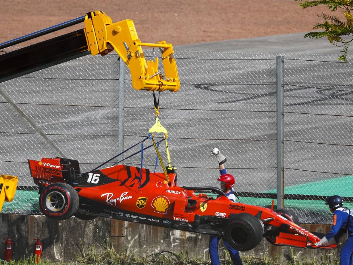 Foto zur News: Leclerc über Brasilien-Crash: War gar nicht so schlimm