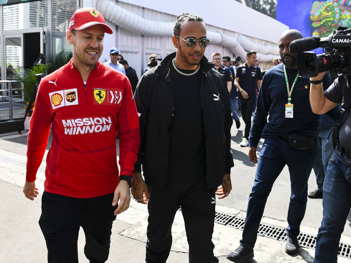 Foto zur News: Lewis Hamilton gratuliert Vettel zum Baby: "Für mich noch weit weg"