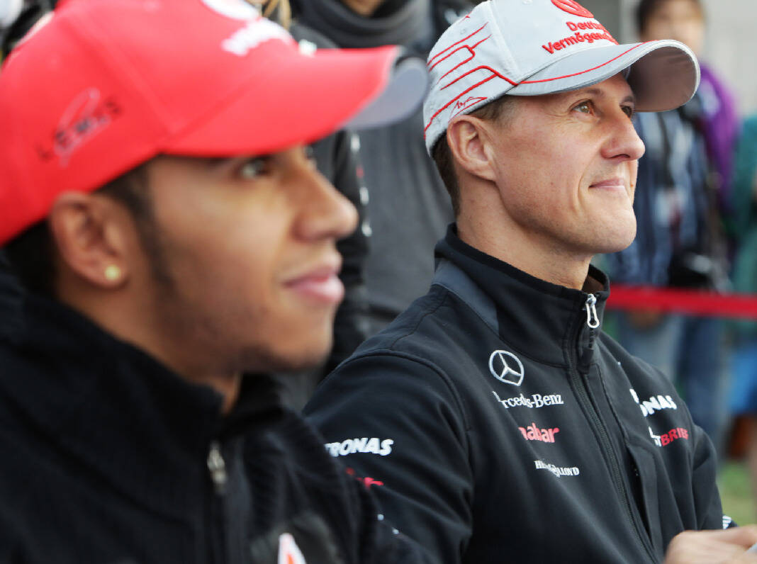 Foto zur News: Schon 2008 prophezeite Schumacher: Hamilton kann meine Rekorde brechen!