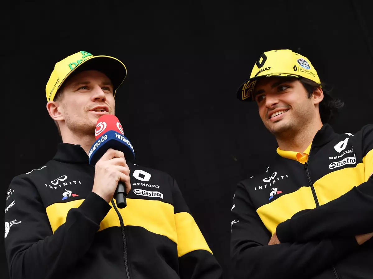 Foto zur News: Carlos Sainz lobt Hülkenberg: Er ist ein großer Sportsmann