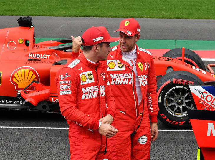 Foto zur News: Nach Brasilien-Crash: Vettel #AND# Leclerc haben Binotto gemeinsam angerufen