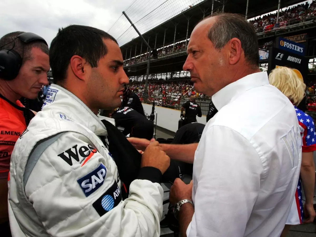 Juan Pablo Montoya, Ron Dennis Foto zur News: Pedro de la Rosa über Montoyas mysteriöse "Tennis"-Verletzung 2005