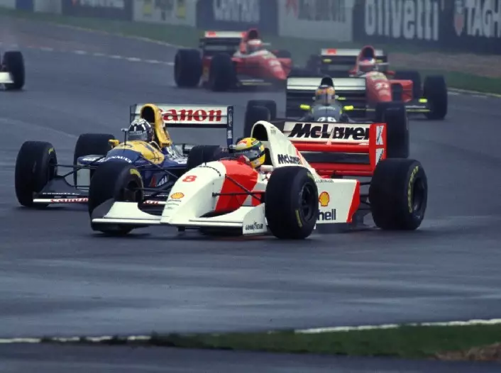 Foto zur News: Donington 1993: Als Ayrton Senna die beste Runde aller Zeiten fuhr