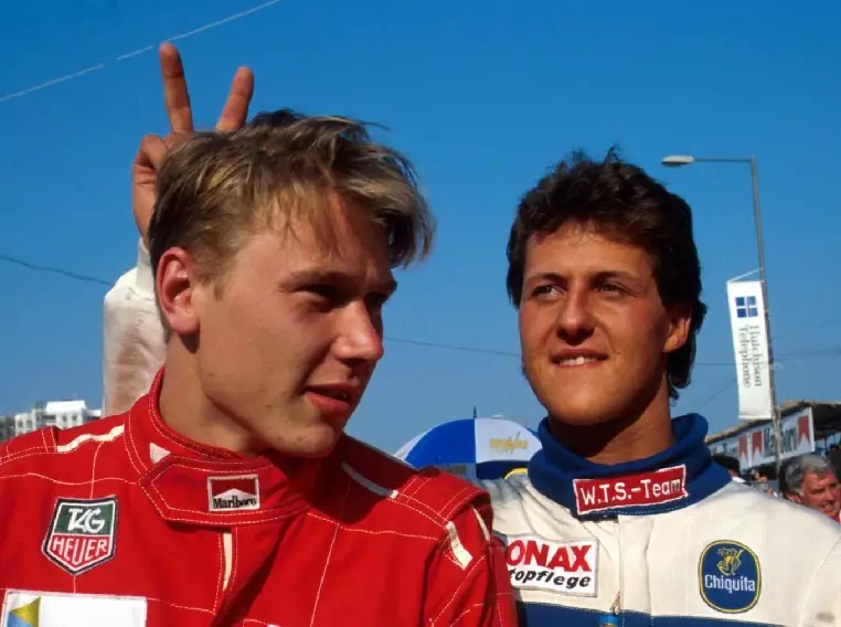 Michael Schumacher, Mika Häkkinen Foto zur News: Motorsport Heroes: Wie Häkkinen mit Schumacher aneinander geriet
