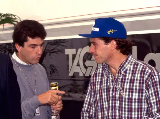Julian Jakobi und Ayrton Senna Foto zur News: Julian Jakobi: Senna-Film stellt Alain Prost zu Unrecht als Bösewicht dar