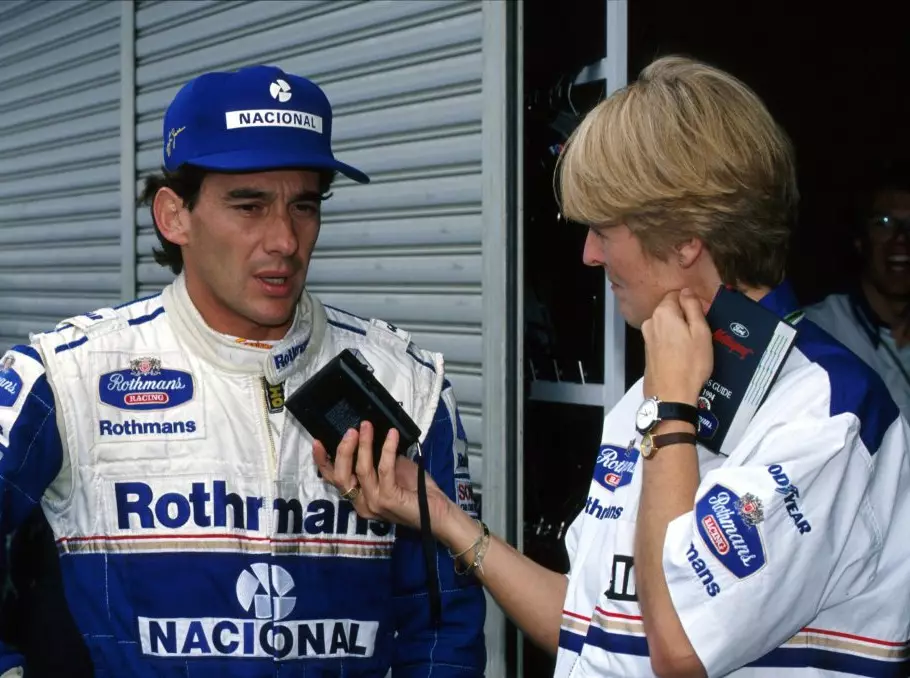 Ayrton Senna und Ann Bradshaw Foto zur News: "Countdown des Schreckens": So hat Kai Ebel den 1. Mai 1994 erlebt