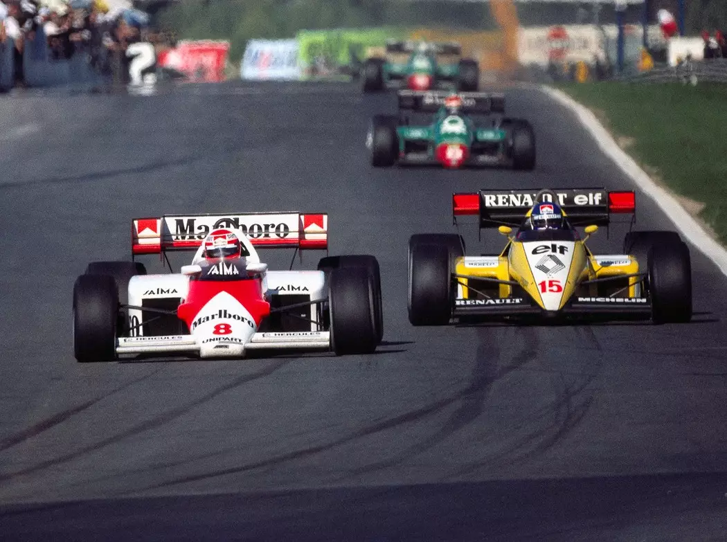 Niki Lauda, Patrick Tambay Foto zur News: Niki Lauda über Portugal 1984: Das Rennen meines Lebens!