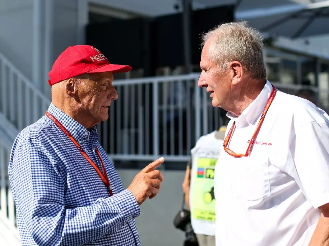 Niki Lauda, Helmut Marko Foto zur News: Helmut Marko: In der Coronakrise wären Niki Laudas klare Antworten wichtig