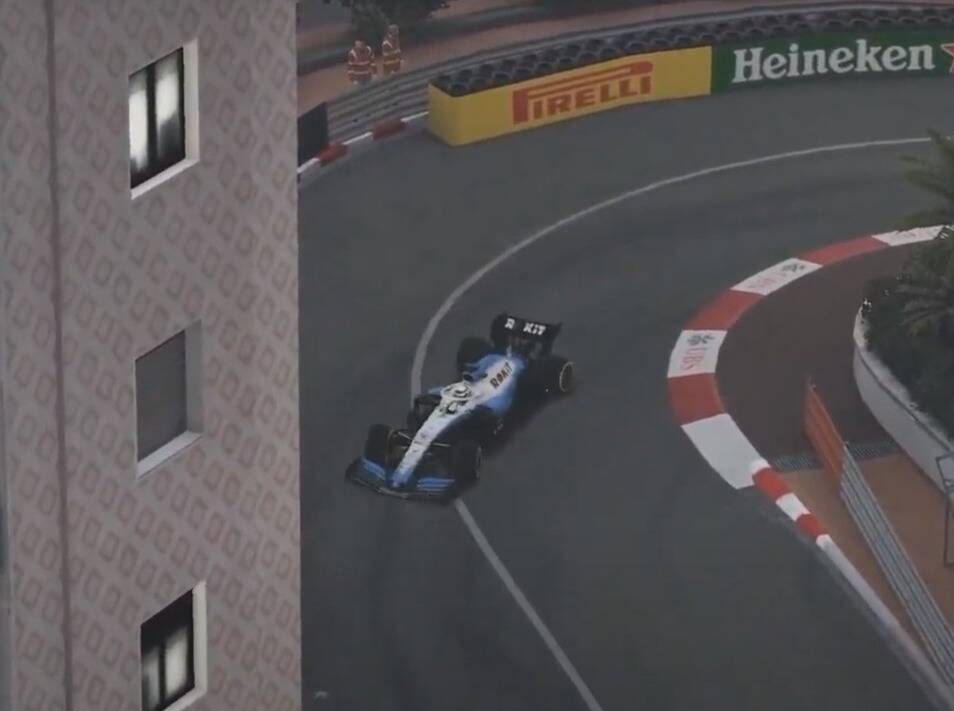 Foto zur News: #VirtualGP Monaco: Überlegener Russell-Sieg, fragwürdiges Spektakel