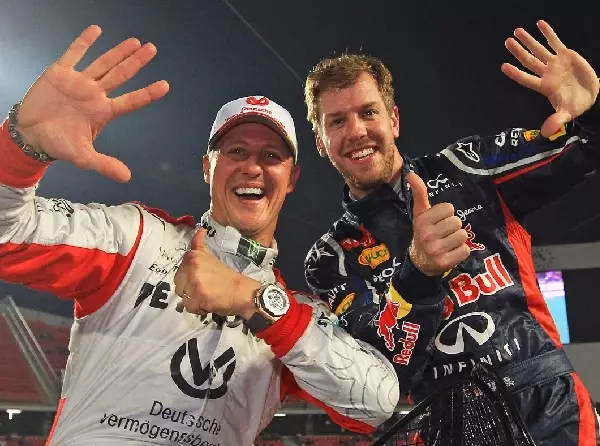 Michael Schumacher, Sebastian Vettel Foto zur News: Sebastian Vettel: Schumacher war "besser als jeder andere"