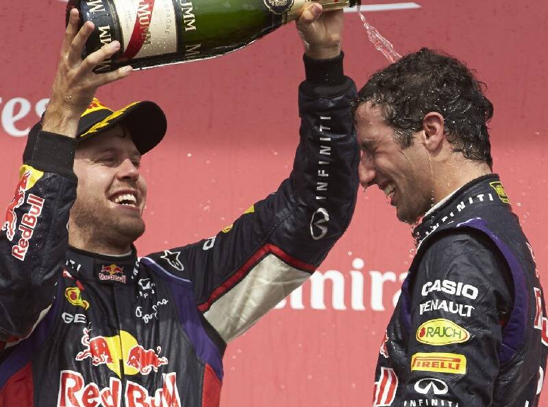 Foto zur News: "Ehrlich und aufrichtig": Ricciardo spricht in höchsten Tönen von Vettel