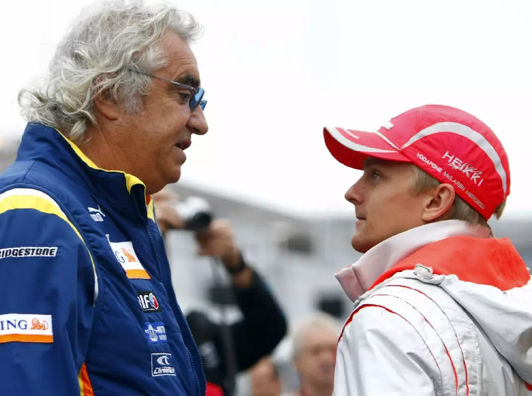 Flavio Briatore, Heikki Kovalainen Foto zur News: Heikki Kovalainen: Der größte Fehler meiner Formel-1-Karriere