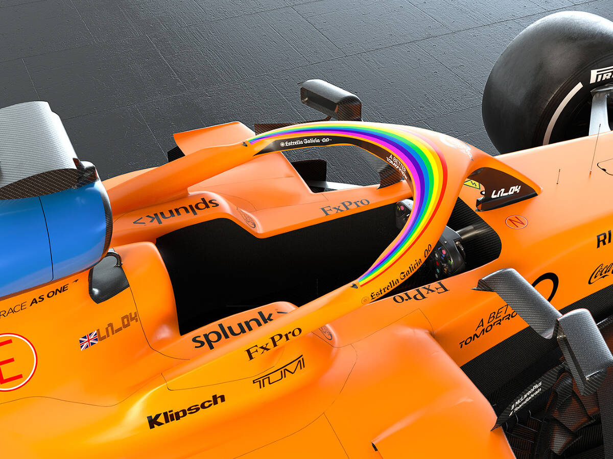 Foto zur News: Regenbogen auf Autos #AND# Co.: Formel 1 startet #WeRaceAsOne-Kampagne
