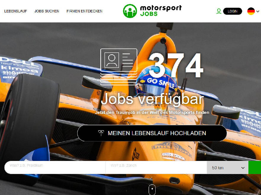 Foto zur News: Motorsport Network verpflichtet neuen Chef für Motorsport Jobs