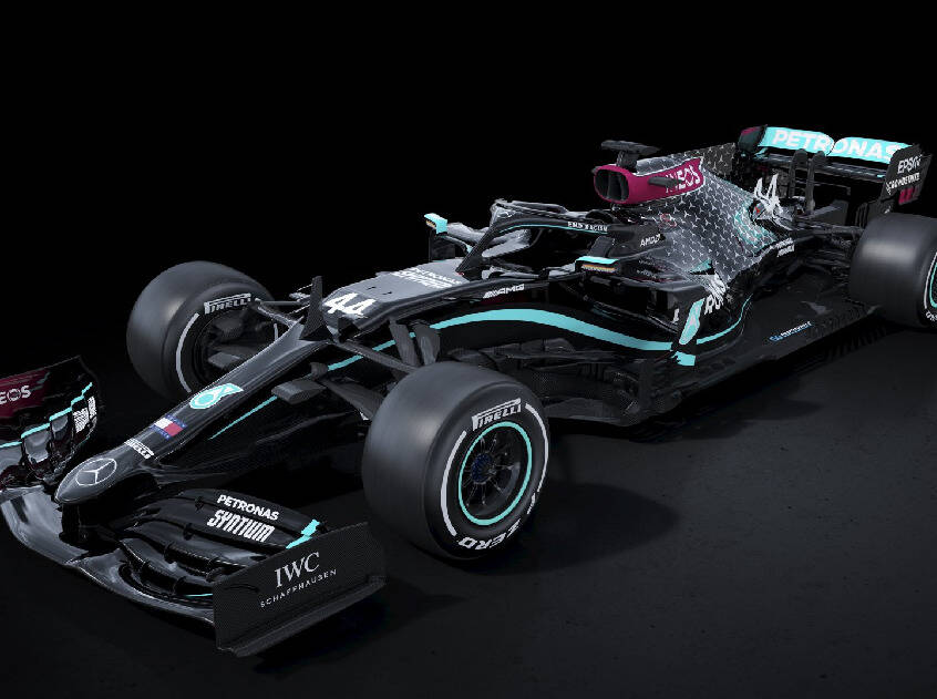 Foto zur News: Zeichen für mehr Diversität: Mercedes in der F1 2020 mit neuer Lackierung