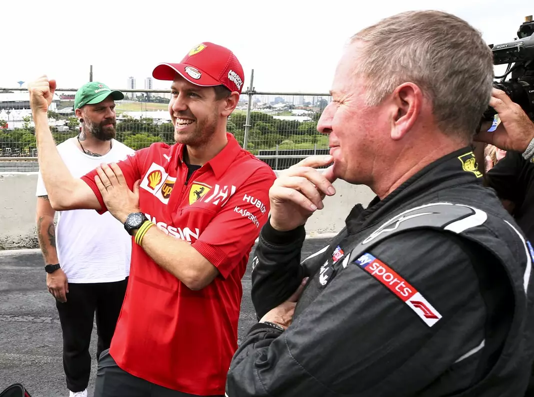 Bruno Senna, Sebastian Vettel Foto zur News: Brundle: Absehbare Ferrari-Trennung wird Vettel 2020 "beflügeln"