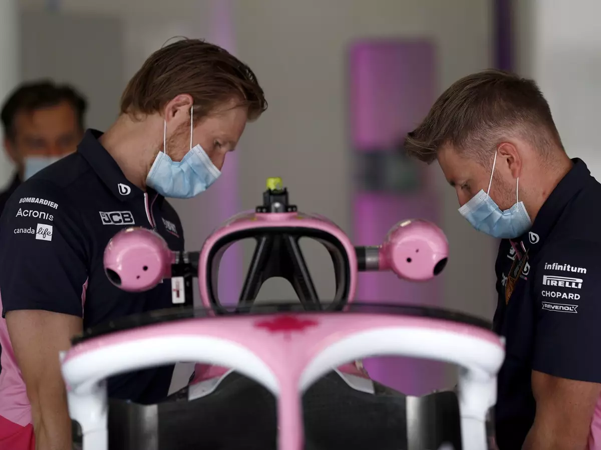 Racing Point Foto zur News: Racing Point: Corona-Protokolle können gar nicht streng genug sein