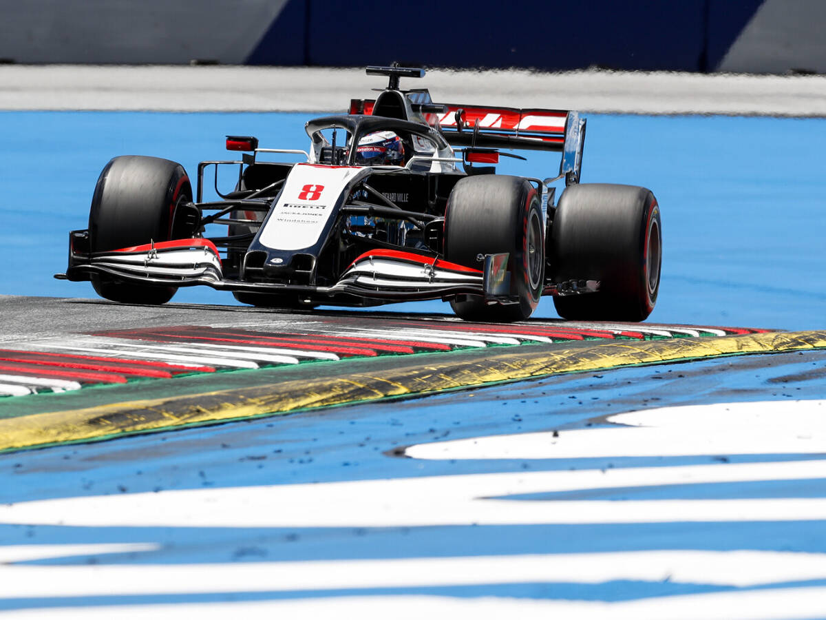 Foto zur News: Romain Grosjean: Haas fehlen "drei bis vier Zehntel" auf Gegner