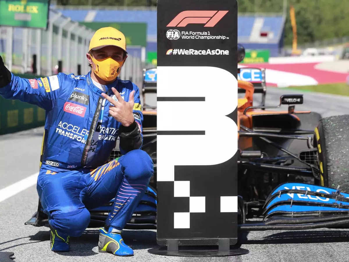 Lando Norris Foto zur News: Norris belohnt sich mit Podium: Fortschritt als Fahrer und Persönlichkeit