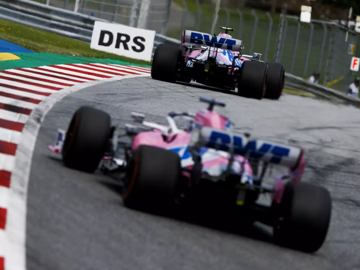 Lance Stroll, Sergio Perez Foto zur News: Teamorder wahrscheinlich: Racing Point will sichere Punkte