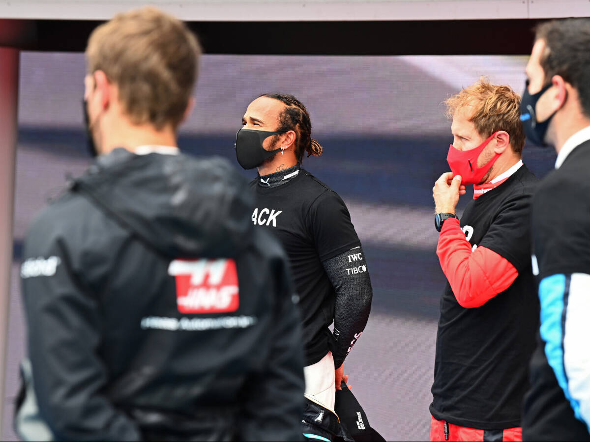 Foto zur News: Keine Zeit für Rassismus-Protest: Hamilton rügt Formel 1 und Grosjean