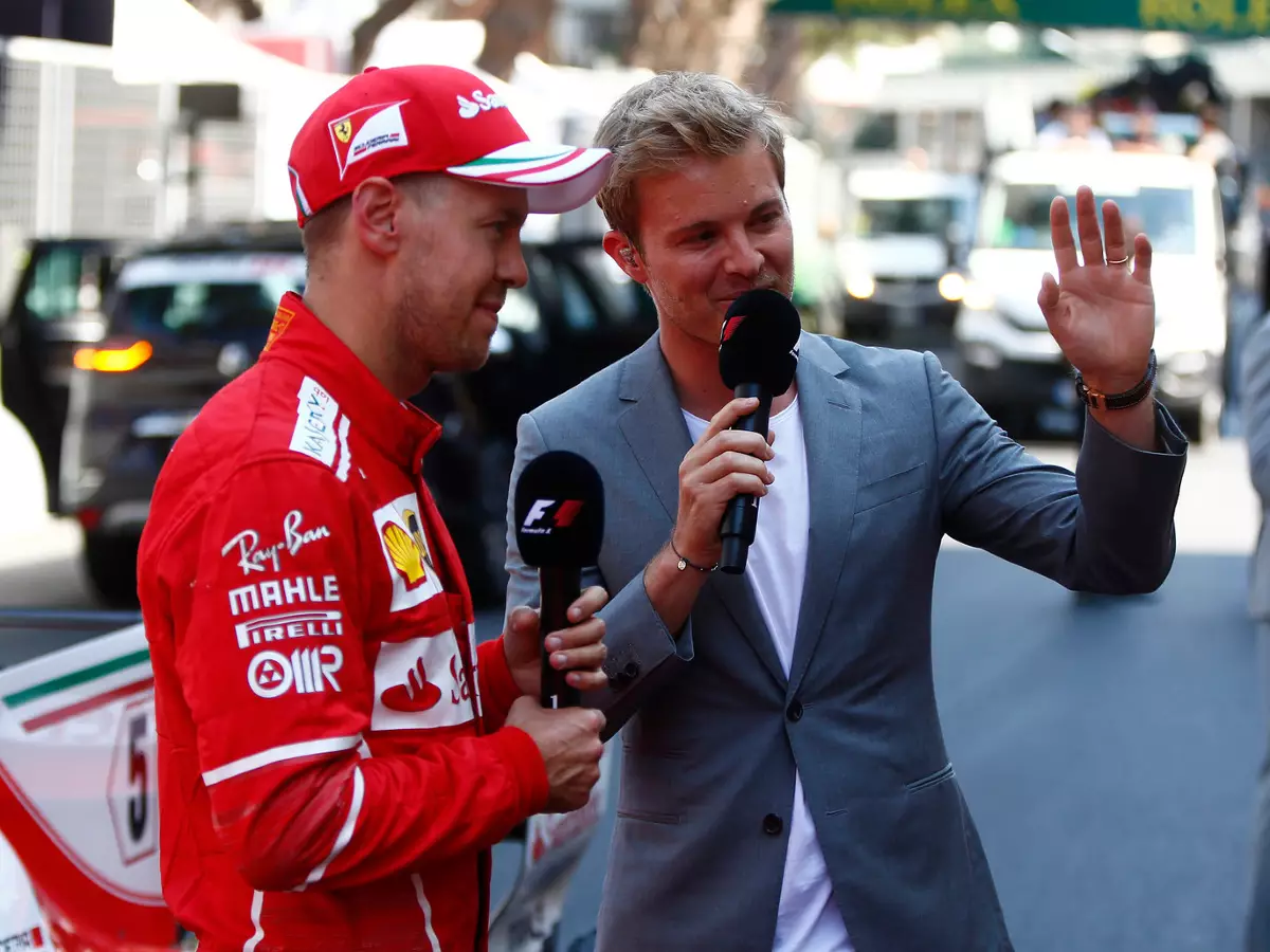 Sebastian Vettel, Nico Rosberg Foto zur News: Sebastian Vettel: Keine Zeit für TV-Karriere