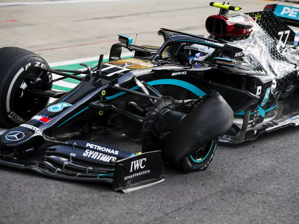 Foto zur News: "Rückschlag" für Bottas: Nullnummer nach Reifenschaden in Silverstone