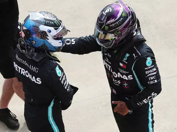 Foto zur News: F1 Silverstone 2020: Bottas knackt Hamilton, Sensation durch Hülkenberg!