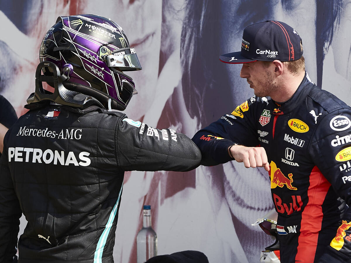 Foto zur News: WM-Kampf: Lewis Hamilton warnt vor Verstappen und Red Bull