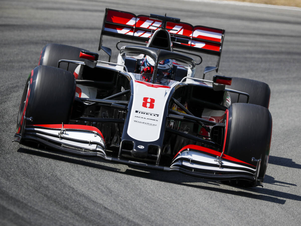 Foto zur News: Freitags-Überraschung Romain Grosjean im Haas: "Zwickt mich!"