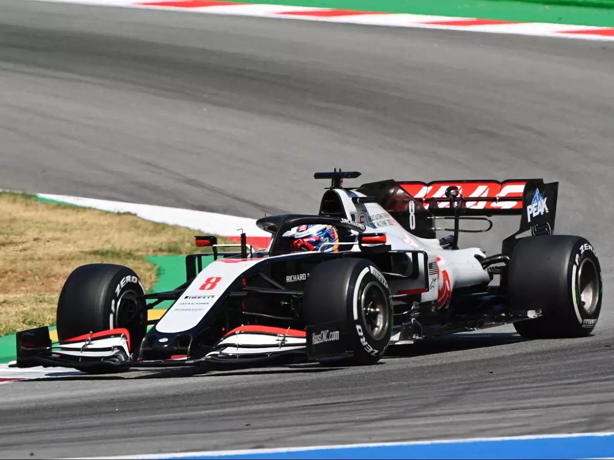 Romain Grosjean Foto zur News: Günther Steiner: Haas fehlt es an Abtrieb und Leistung