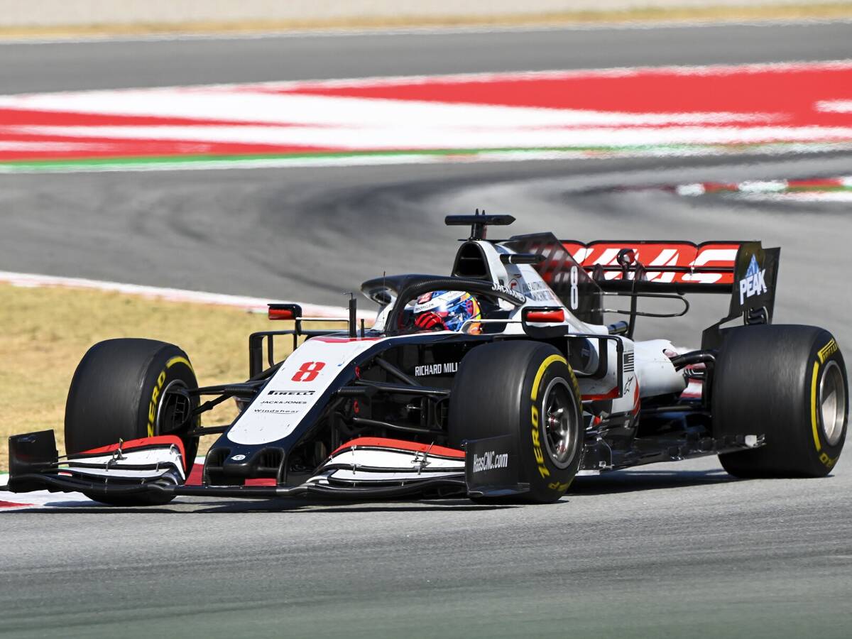 Foto zur News: Haas rätselt: Im Rennen zwei Sekunden langsamer als am Freitag