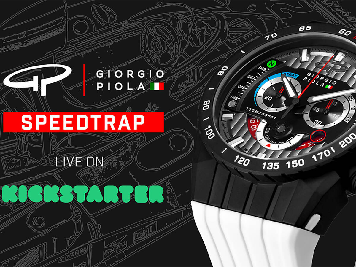 Foto zur News: Uhr im Formel-1-Stil: Speedtrap von Giorgio Piola