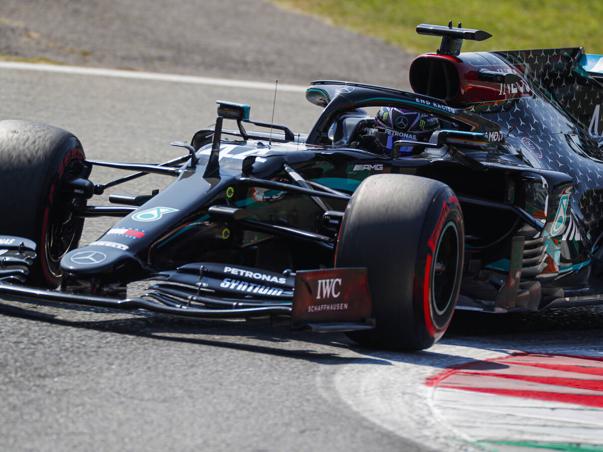 Foto zur News: F1 Monza 2020: So langsam ist Lewis Hamilton nicht wirklich ...
