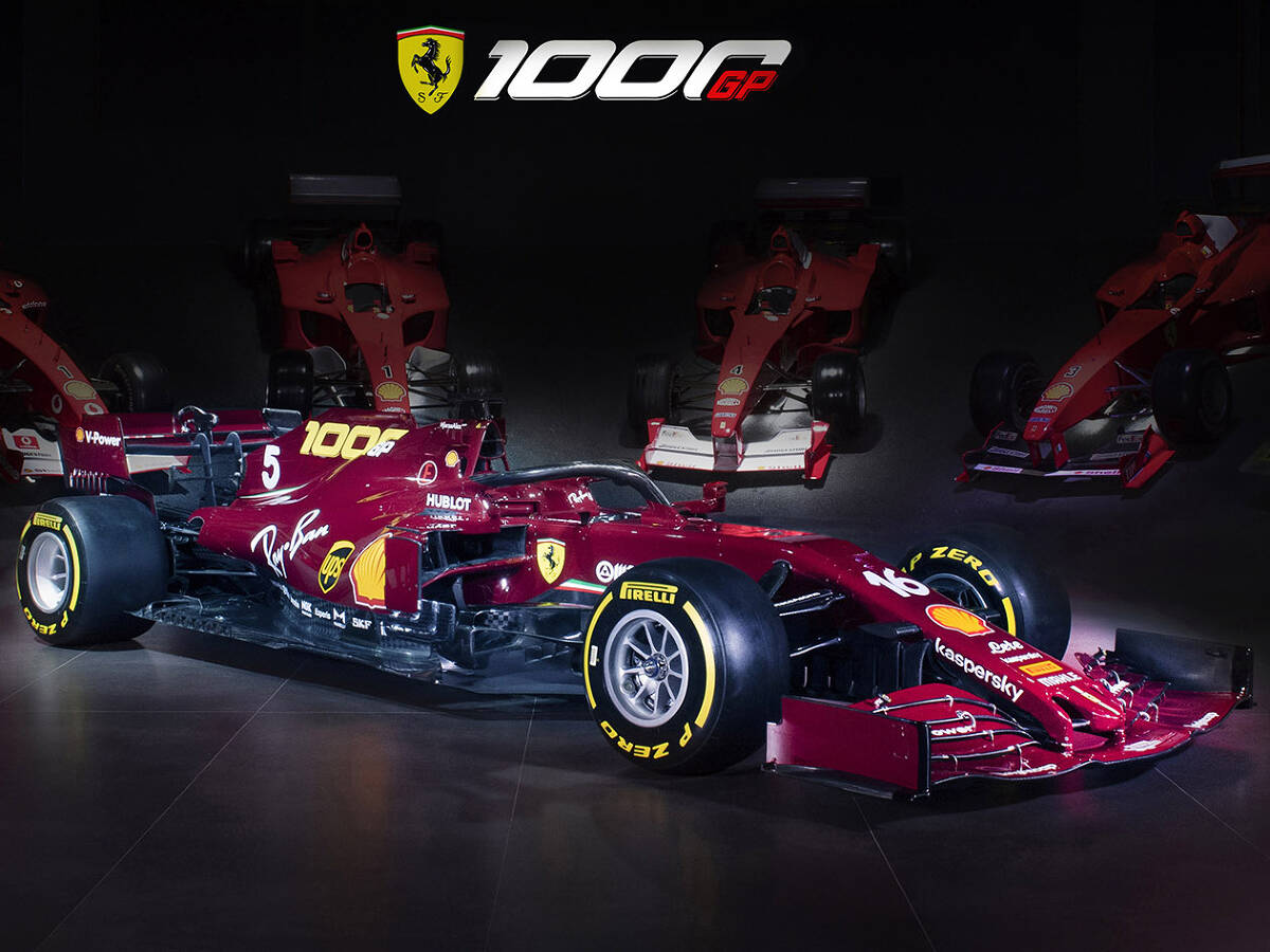 Foto zur News: 1.000. Grand Prix: So sieht die Ferrari-Speziallackierung aus