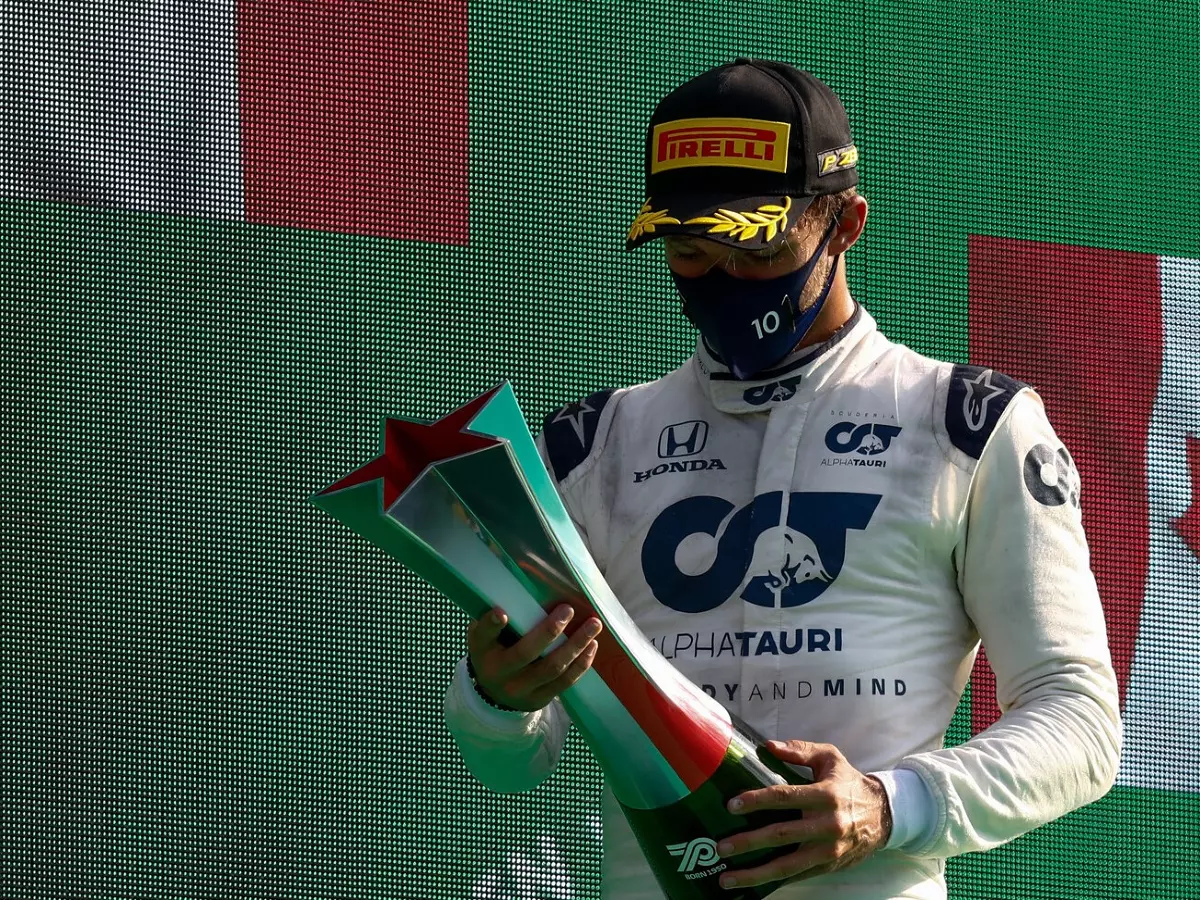 Foto zur News: Pierre Gasly über Monza-Sieg: "Es bleibt für immer"