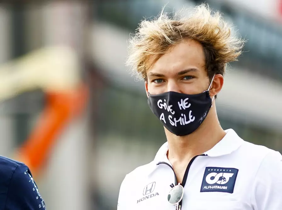 Pierre Gasly Foto zur News: Pierre Gasly nach Monza müde: Kein Telefonat mit Präsident Macron